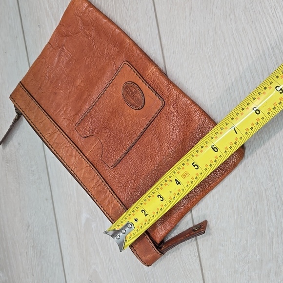 Vintage Fossil Y2K Clutch Leather Bag - Picture 4 of 9